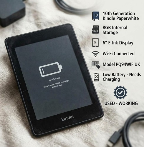 Amazon kindle paperwhite black - kindle,