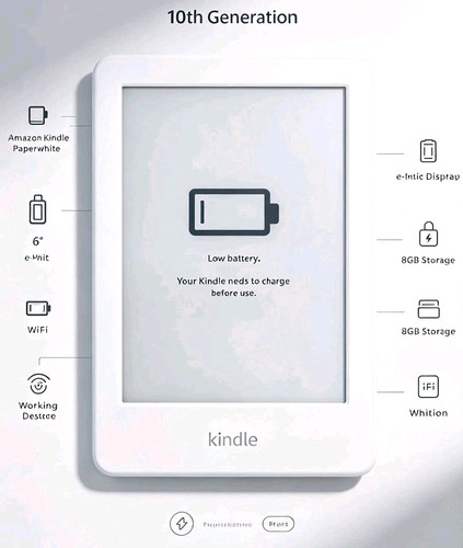 Amazon kindle paperwhite 10th - kindle,
