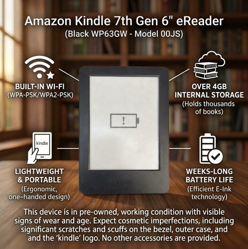 Amazon kindle 7th gen - 6", inch