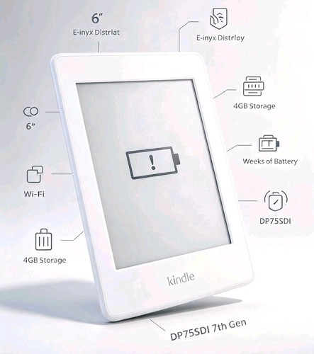 Amazon kindle 6in fi - amazon, wi‑fi