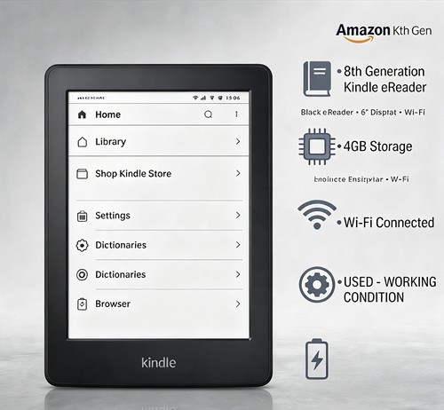 Amazon kindle 8th generation - amazon,
