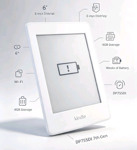 Amazon kindle 6in fi - 6in, wi‑fi