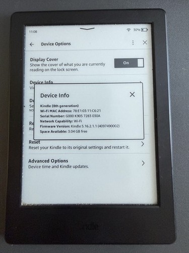 Amazon kindle 8th - 8th, generation